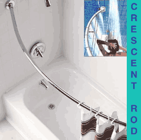 Crescent Shower Rod